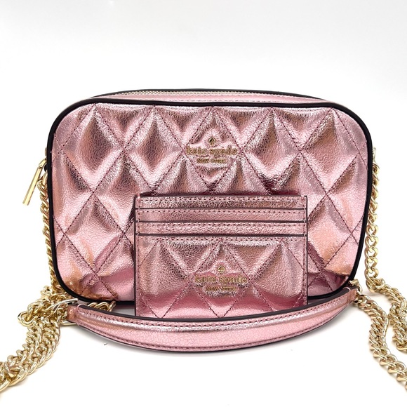 kate spade Bags Kate Spade Quilted Glimmer Boxed Crossbody Card